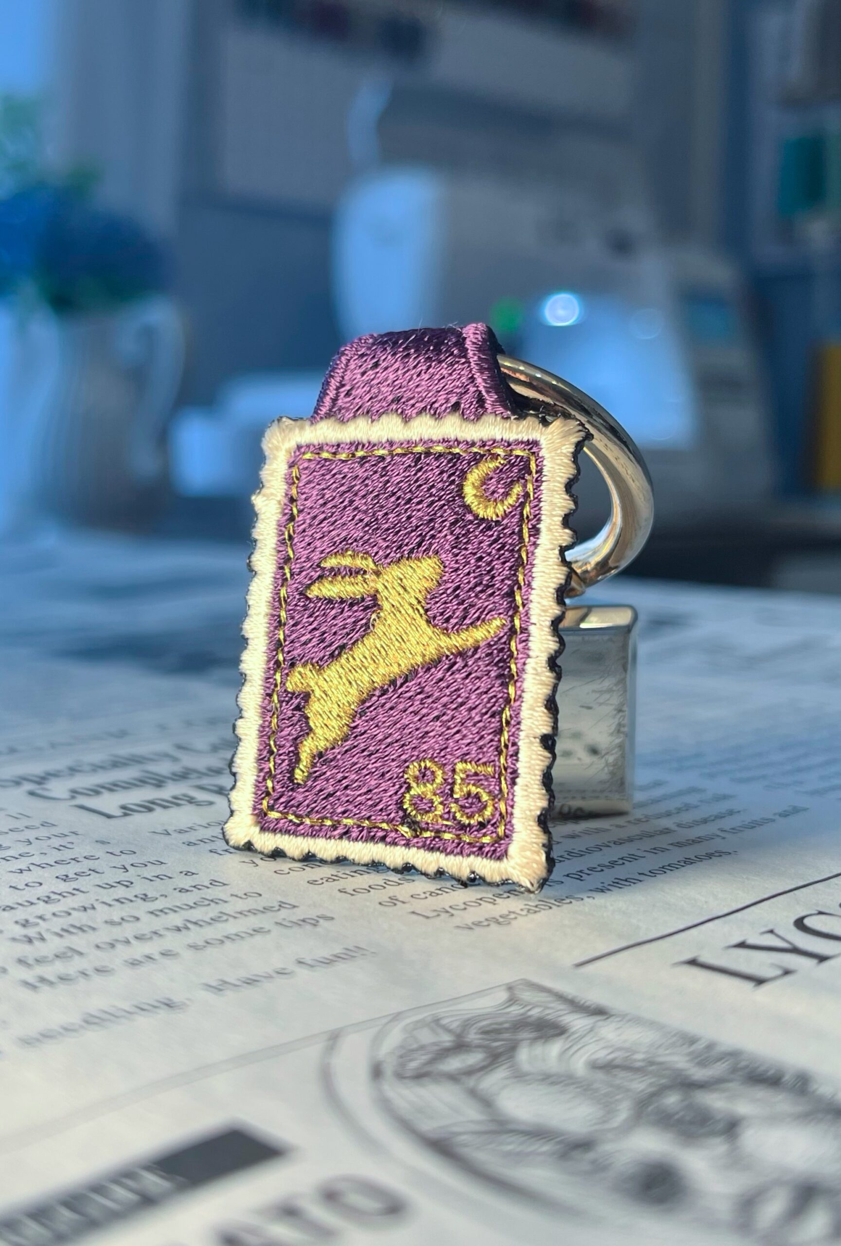 兎の刺繍リング - 画像 (2)