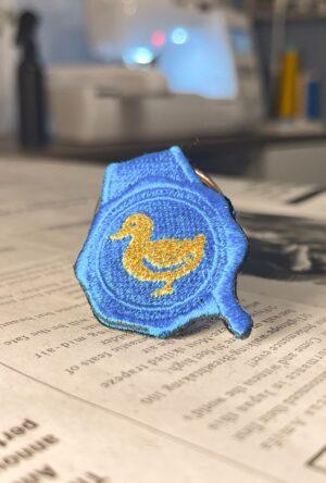 アヒルの刺繍リング