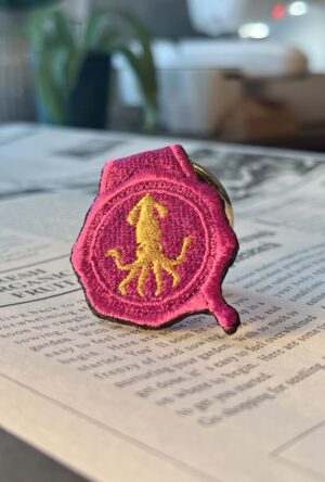 イカの刺繍リング