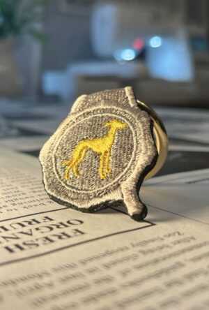 イタリアングレーハウンドの刺繍リング