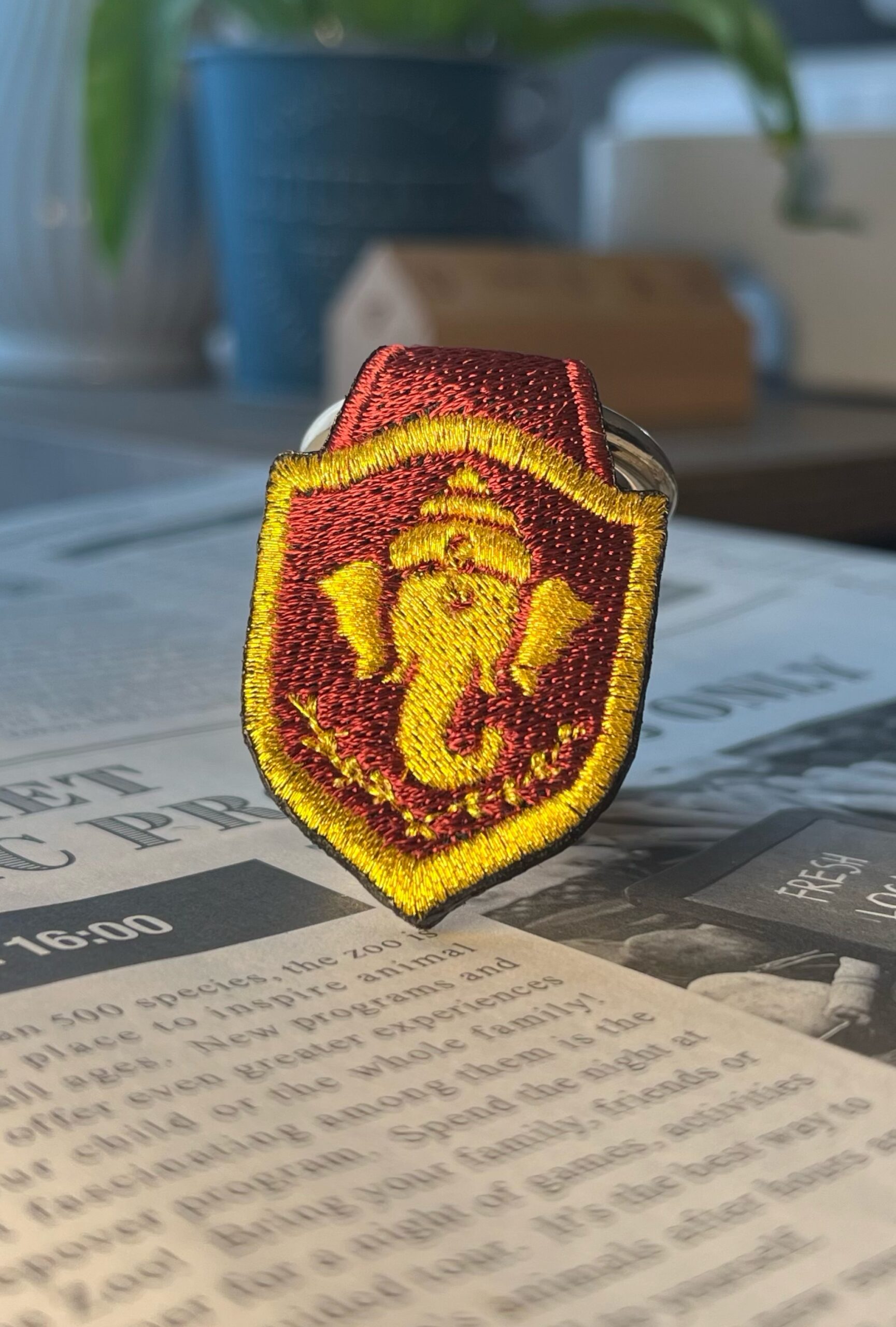 ガネーシャの刺繍リング - 画像 (4)