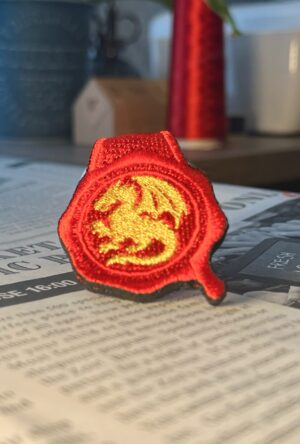 ドラゴンの刺繍リング