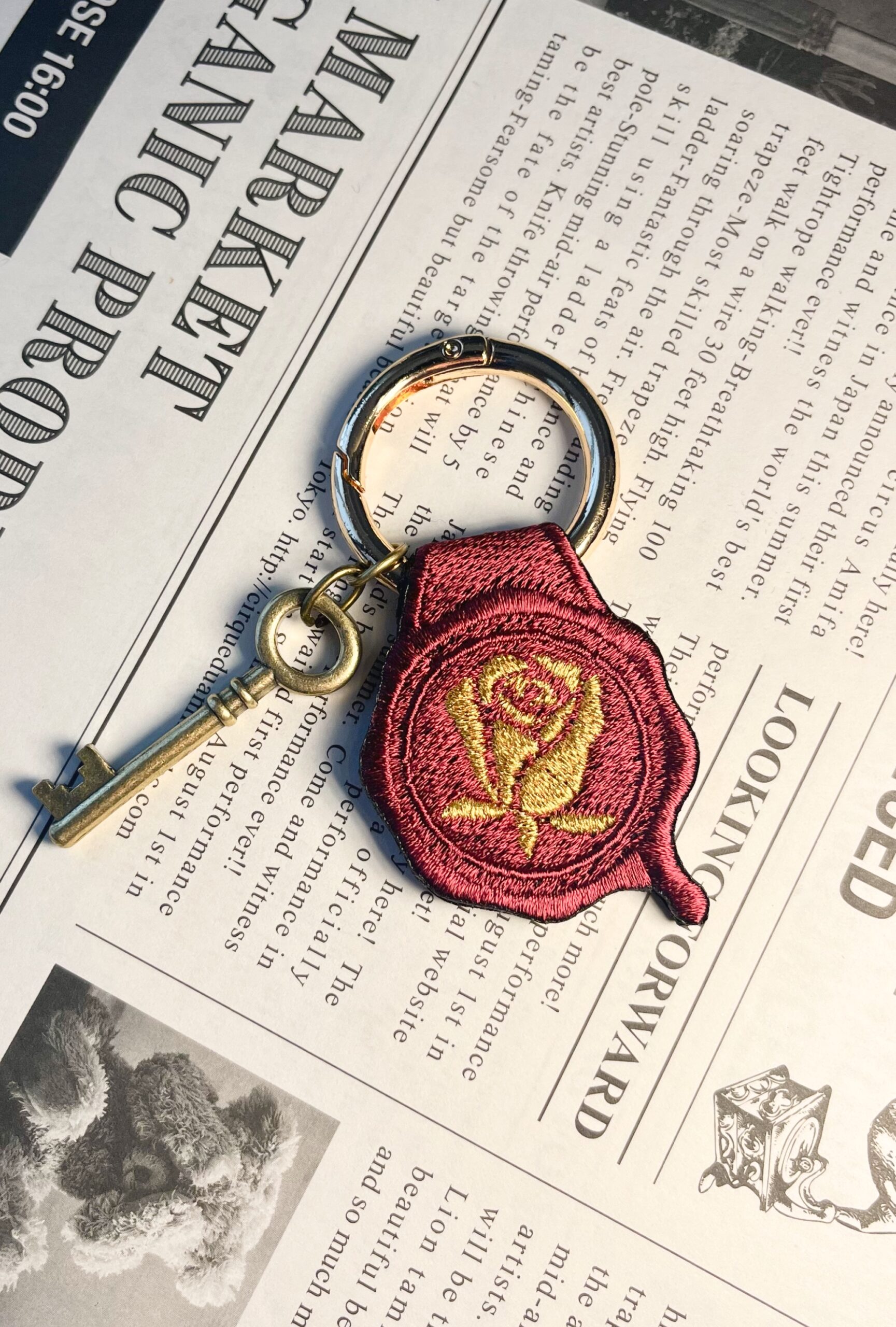 バラの刺繍リング - 画像 (4)