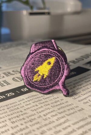 ロケットの刺繍リング