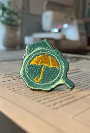 傘の刺繍リング