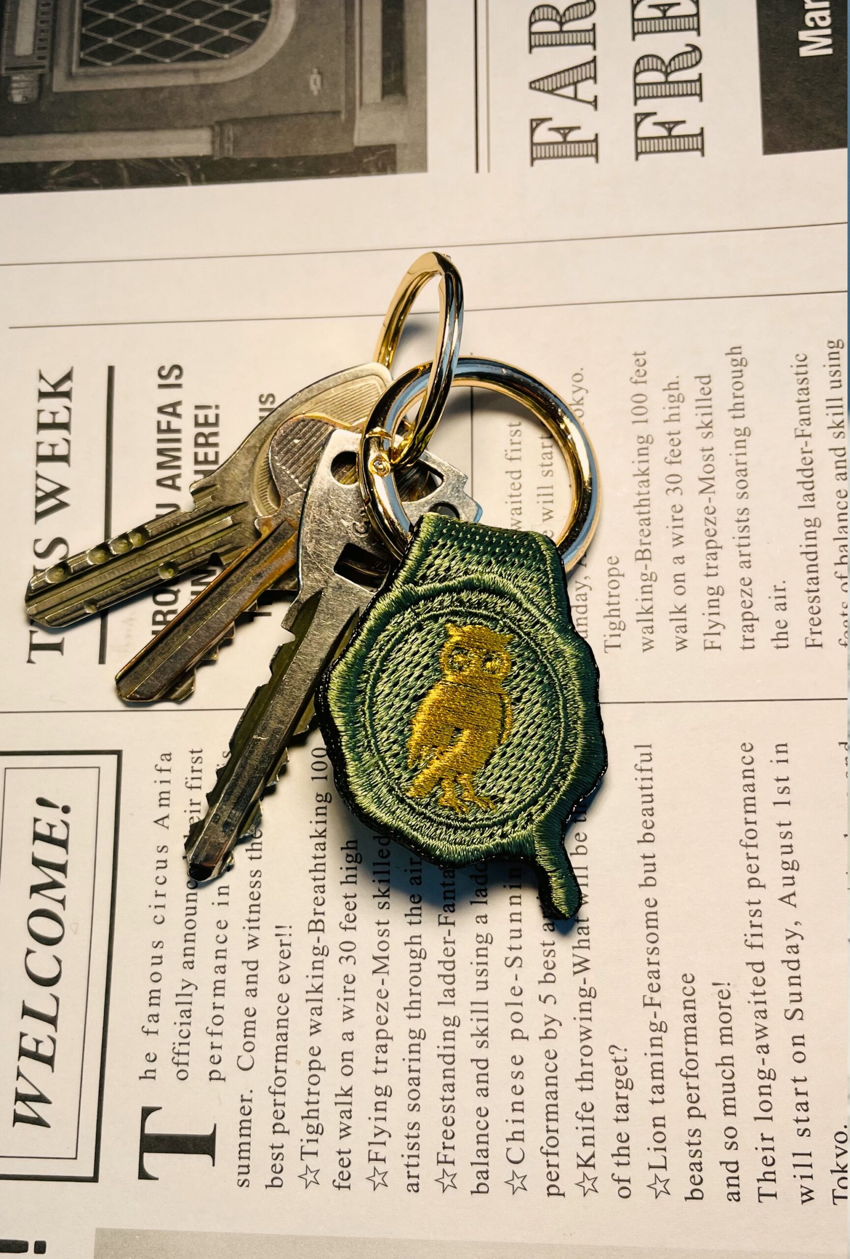 梟の刺繍リング - 画像 (3)