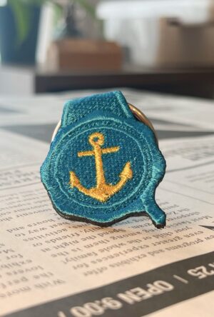 錨の刺繍リング