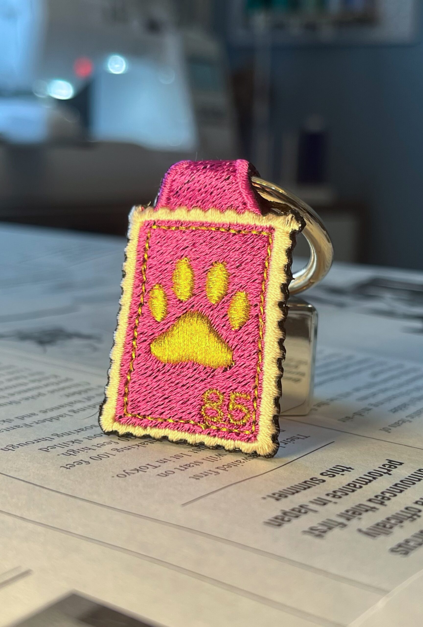 肉球の刺繍リング - 画像 (2)