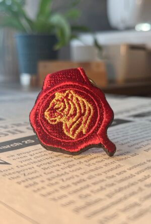 虎の刺繍リング