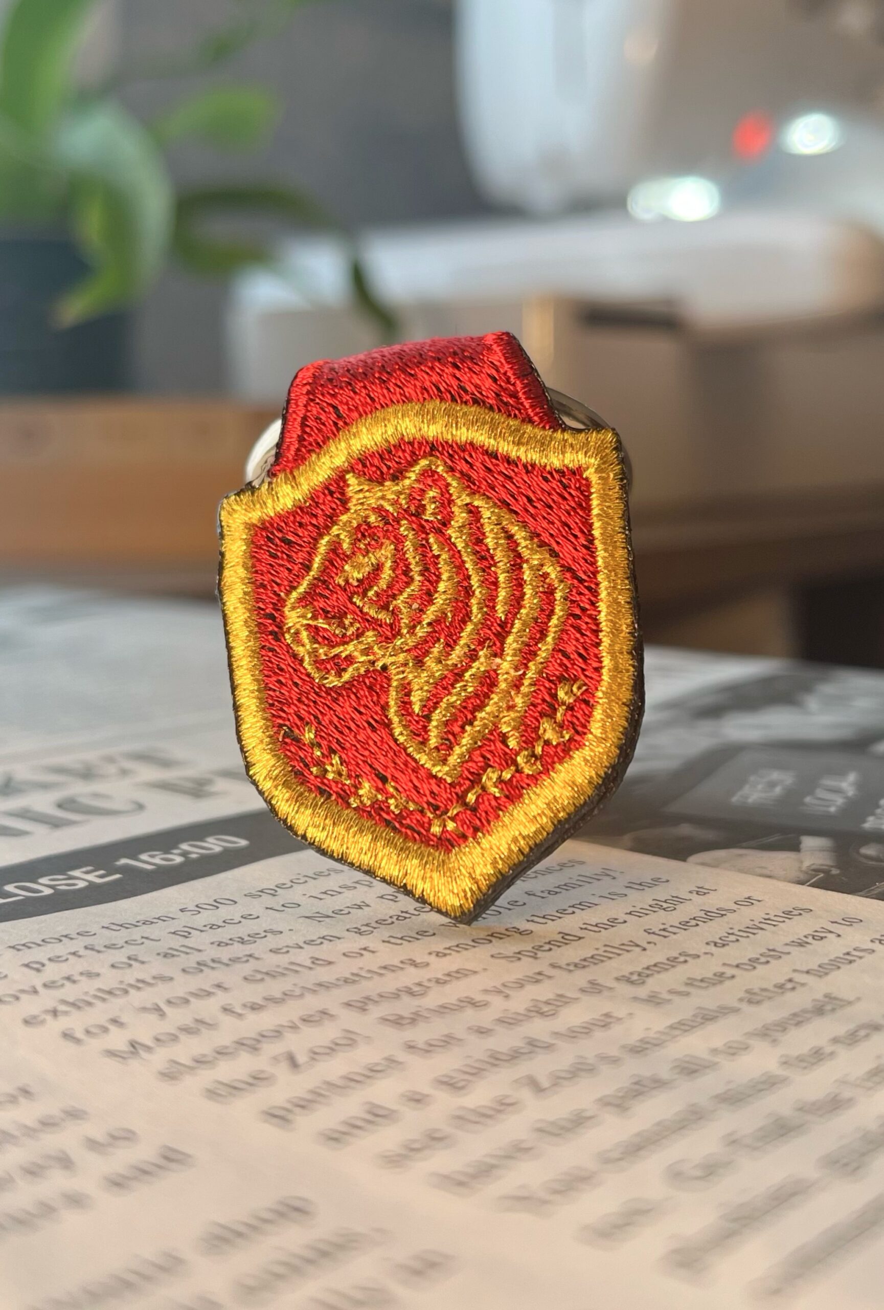 虎の刺繍リング - 画像 (3)