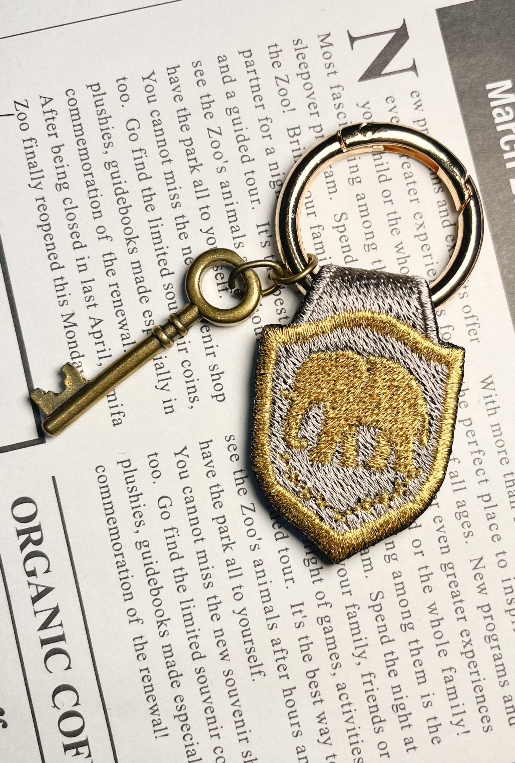 象の刺繍リング - 画像 (5)