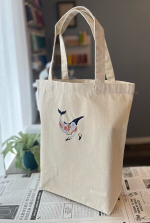 くじらと珊瑚のトート