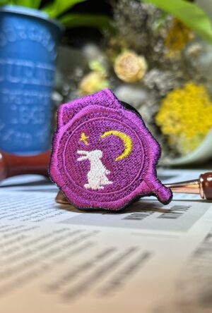 月を望む兎の封蝋リング