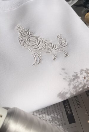 ローズウルフのスウェット(B/W)