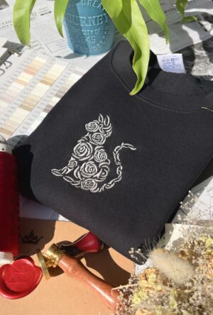 ローズキャットの半袖スウェット